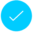 RightIcon White checkmark in blue circle